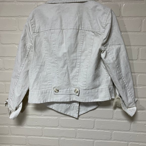 NWT Cabi Waxed Linen Jacket, Size Medium - Picture 9 of 12